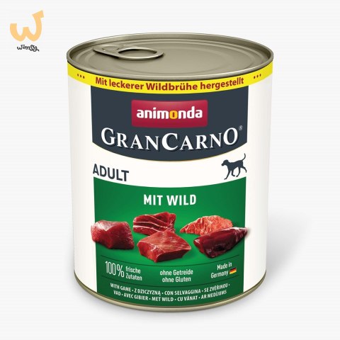 ANIMONDA GranCarno Adult Dziczyzna 400g ANIMONDA GranCarno Adult Dziczyzna 400g