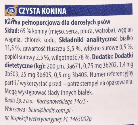 ANIMONDA GranCarno Single Protein konina - mokra karma dla psa - 800g ANIMONDA GranCarno Single Protein konina - mokra karma dla psa - 800g