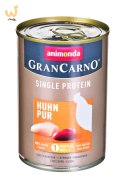 ANIMONDA GranCarno Single Protein kurczak - mokra karma dla psa - 400g