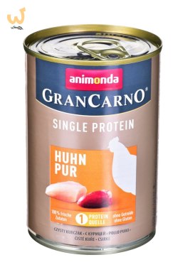 ANIMONDA GranCarno Single Protein kurczak - mokra karma dla psa - 400g