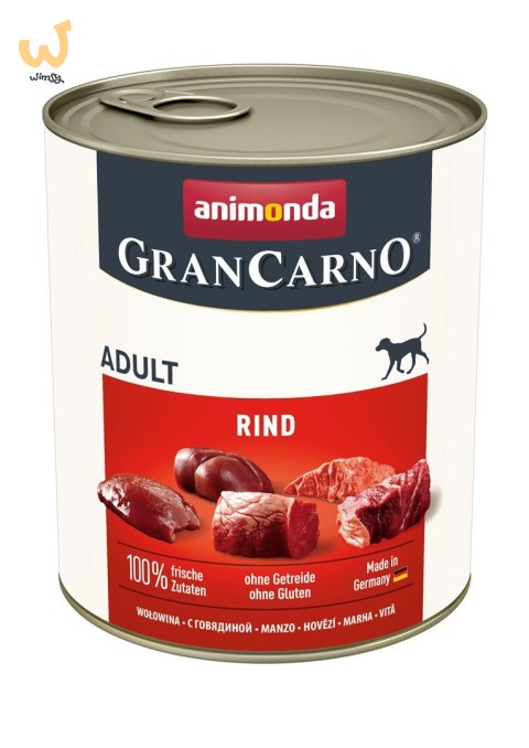 ANIMONDA Grancarno Adult wołowina - mokra karma dla psa - 400 g