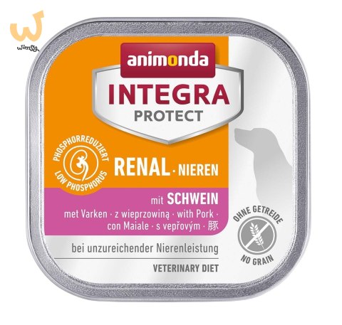 ANIMONDA Integra Protect Nieren wieprzowina - mokra karma dla psa - 150g