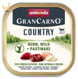 Animonda GranCarno Country kurczak,dziczyzna 150g