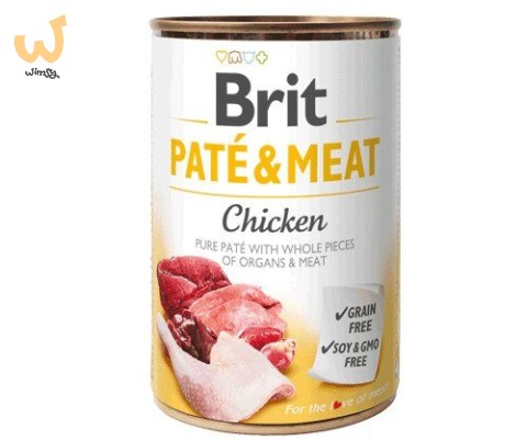 BRIT PATÉ & MEAT z kurczakiem - mokra karma dla psa - puszka - 400 g BRIT PATÉ & MEAT z kurczakiem - mokra karma dla psa - puszka - 400 g