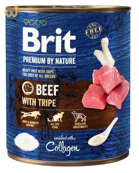 BRIT Premium by Nature Beef with Tripe - mokra karma dla psa - 800 g BRIT Premium by Nature Beef with Tripe - mokra karma dla psa - 800 g