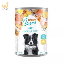 CALIBRA DOG VERVE GF ADULT SALMON & TURKEY - mokra karma dla psa -400G