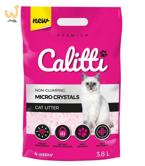 CALITTI Micro Crystals - żwirek silikonowy dla kota - 3,8l CALITTI Micro Crystals - żwirek silikonowy dla kota - 3,8l