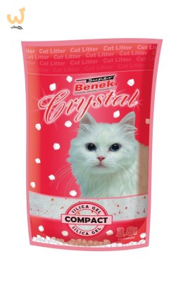 CERTECH Super Benek Crystal Compact Naturalny - żwirek dla kota niezbrylający 13kg