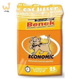 Certech Super Benek Economic - żwirek dla kota zbrylający 25 l