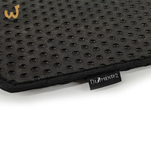 DIAMENTIQ Mata pod kuwetę dla kota wycieraczka Czarny prostokąt 40x50 DIAMENTIQ Mata pod kuwetę dla kota wycieraczka Czarny prostokąt 40x50