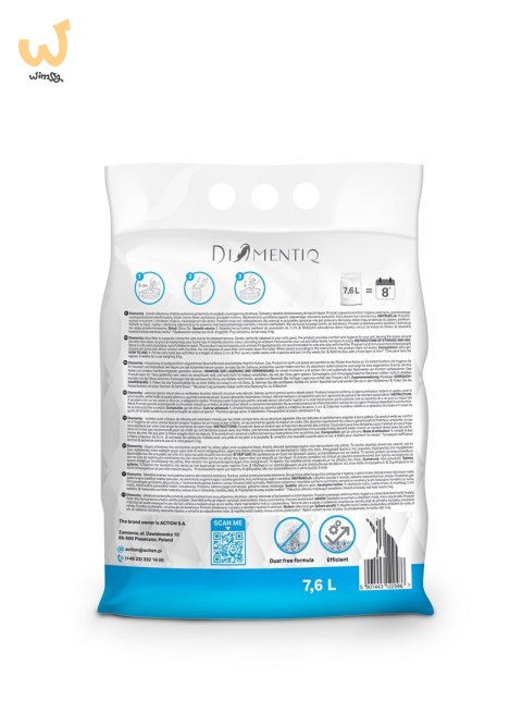 DIAMENTIQ Neutral - żwirek neutralny - 7,6 l DIAMENTIQ Neutral - żwirek neutralny - 7,6 l