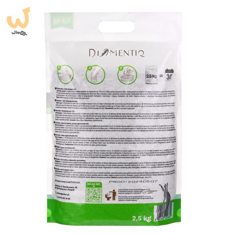 DIAMENTIQ Żwirek Tofu zbrylający 2,5 kg NATURALNY DIAMENTIQ Żwirek Tofu zbrylający 2,5 kg NATURALNY