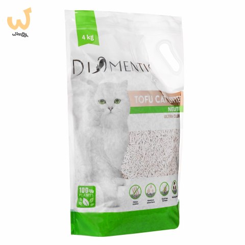 DIAMENTIQ Żwirek Tofu zbrylający 4 kg NATURALNY DIAMENTIQ Żwirek Tofu zbrylający 4 kg NATURALNY