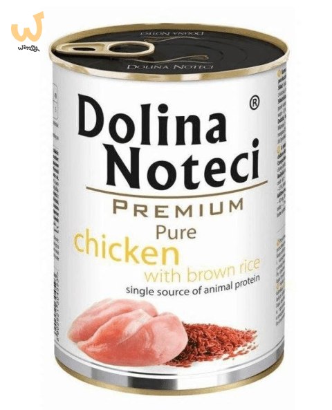 DOLINA NOTECI Premium Pure bogata w kurczaka z ryżem - mokra karma dla psa - 400g DOLINA NOTECI Premium Pure bogata w kurczaka z ryżem - mokra karma dla psa - 400g