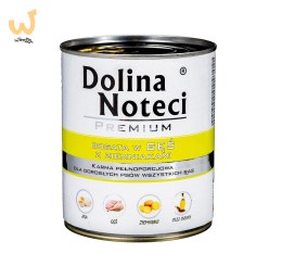 DOLINA NOTECI Premium bogata w gęś z ziemniakami - mokra karma dla psa - 800g