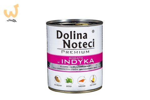 DOLINA NOTECI Premium bogata w indyka - mokra karma dla psa - 800 g