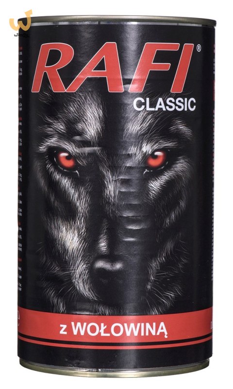 DOLINA NOTECI Rafi Classic z wołowiną - mokra karma dla psa - 1240g DOLINA NOTECI Rafi Classic z wołowiną - mokra karma dla psa - 1240g