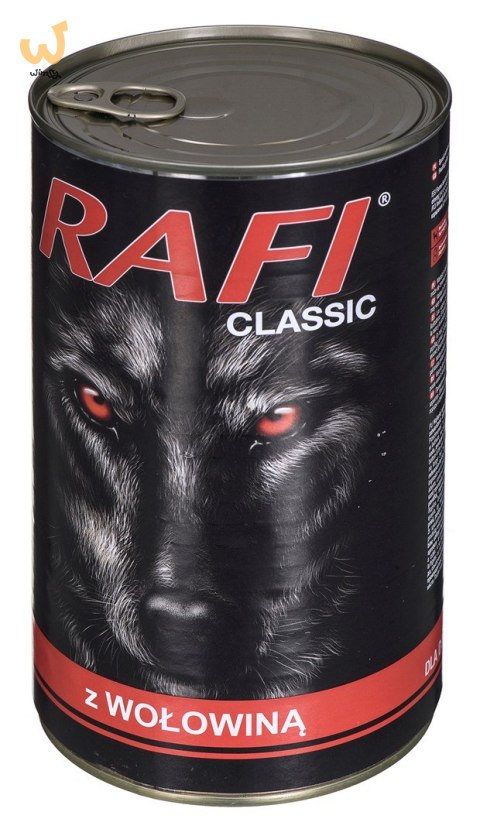 DOLINA NOTECI Rafi Classic z wołowiną - mokra karma dla psa - 1240g DOLINA NOTECI Rafi Classic z wołowiną - mokra karma dla psa - 1240g