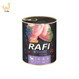 DOLINA NOTECI Rafi z królikiem, borówką i żurawiną - mokra karma dla psa - 800g