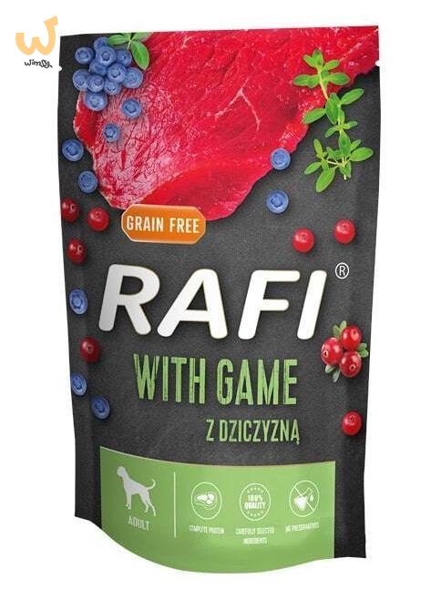 Dolina Noteci Rafi dziczyzna,borówka,żurawina 500g
