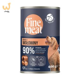 FINE MEAT Danie z wołowiny dla psa 400 g