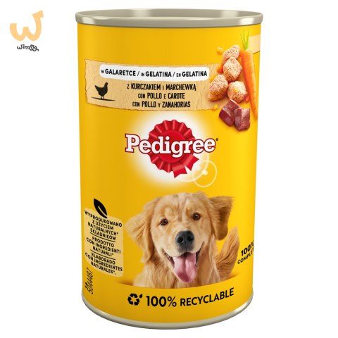 PEDIGREE Adult Kurczak z marchewką w galaretce - mokra karma dla psa - 400 g PEDIGREE Adult Kurczak z marchewką w galaretce - mokra karma dla psa - 400 g