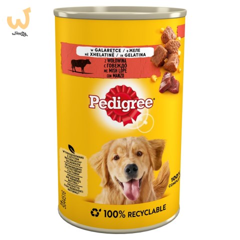 PEDIGREE Wołowina w galaretce - mokra karma dla psa - 400 g