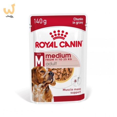 ROYAL CANIN SHN Medium Adult w sosie - mokra karma dla psa dorosłego - 10x140 g ROYAL CANIN SHN Medium Adult w sosie - mokra karma dla psa dorosłego - 10x140 g