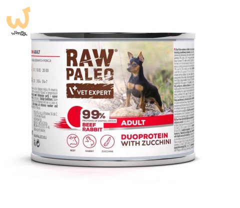 Raw Paleo Beef&Rabbit Adult Can 200g Raw Paleo Beef&Rabbit Adult Can 200g