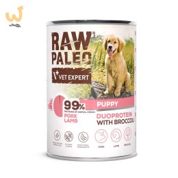 Raw Paleo Pork&Lamb Puppy Can 400g