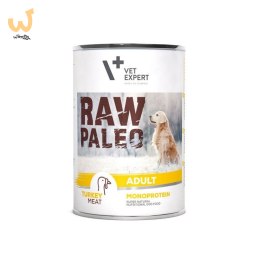 VetExpert Raw Paleo Indyk Adult Can 400g