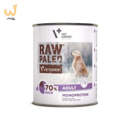 VetExpert Raw Paleo Kaczka Adult Can 800g