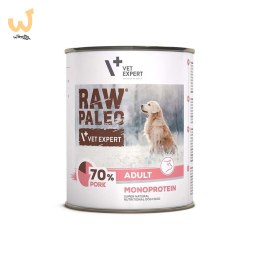 VetExpert Raw Paleo Wieprzowina Adult Can 800g
