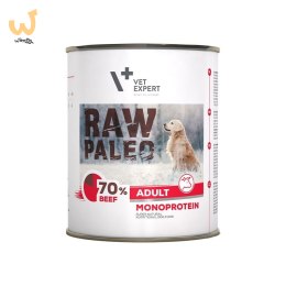 VetExpert Raw Paleo Wołowina Adult Can 800g