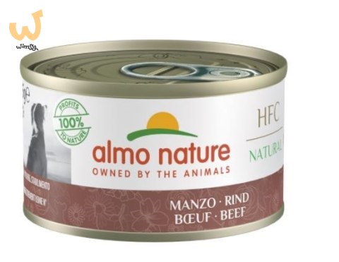 ALMO NATURE HFC Natural wołowina - karma mokra dla dorosłych psów - 95 g ALMO NATURE HFC Natural wołowina - karma mokra dla dorosłych psów - 95 g