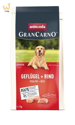 ANIMONDA Gran Carno Senior Poultry + beef 1kg