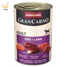 ANIMONDA Grancarno Adult wołowina i jagnięcina - mokra karma dla psa - 400g