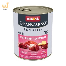 ANIMONDA Grancarno Sensitiv wołowina z ziemniakami - mokra karma dla psa - 800g