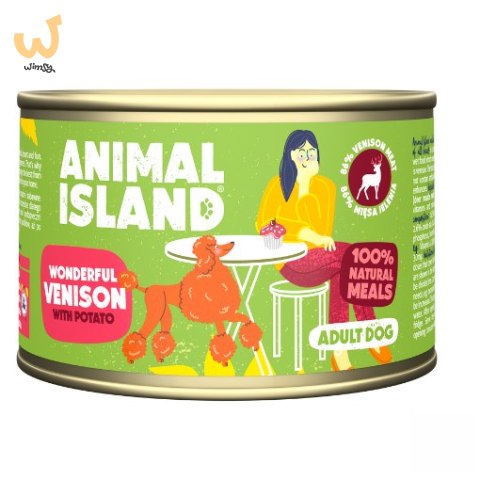 Animal Island Jeleń z Ziemniakami karma pies 410g Animal Island Jeleń z Ziemniakami karma pies 410g