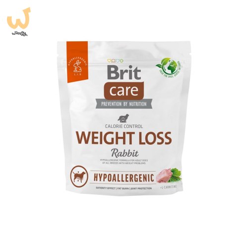 BRIT Care Hypoallergenic Adult Weight Loss Rabbit - sucha karma dla psa - 1 kg BRIT Care Hypoallergenic Adult Weight Loss Rabbit - sucha karma dla psa - 1 kg