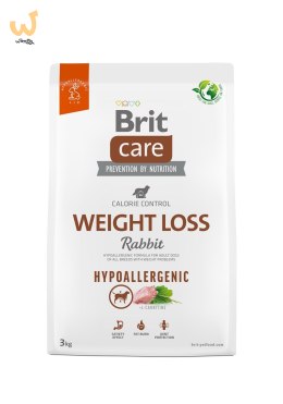 BRIT Care Hypoallergenic Adult Weight Loss Rabbit - sucha karma dla psa - 3 kg