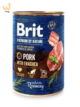 BRIT Premium by Nature Pork with Trachea - mokra karma dla psa - 400 g