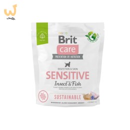 Brit Care Sustainable Sensitive Insect & Fish - sucha karma dla psa - 1 kg
