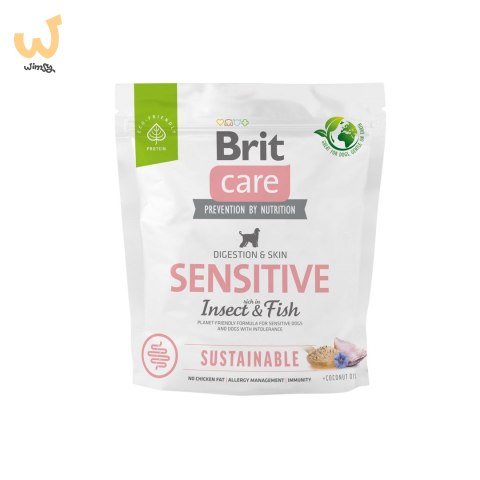 Brit Care Sustainable Sensitive Insect & Fish - sucha karma dla psa - 1 kg Brit Care Sustainable Sensitive Insect & Fish - sucha karma dla psa - 1 kg