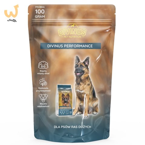 DIVINUS Performance - sucha karma dla psa - 100 g DIVINUS Performance - sucha karma dla psa - 100 g