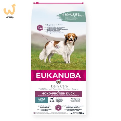 Eukanuba Daily Care Adult Protien Kaczka - sucha karma dla psa 12 kg