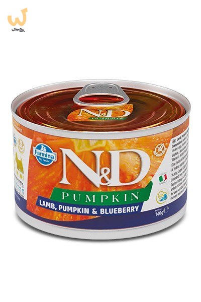FARMINA N&D Dog Lamb, Pumpkin, Blueberry Adult Mini - mokra karma dla psa - 140g FARMINA N&D Dog Lamb, Pumpkin, Blueberry Adult Mini - mokra karma dla psa - 140g