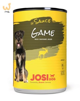 JOSERA JosiDog Dziczyzna w sosie - mokra karma dla psa - 415 g