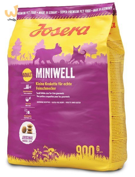 JOSERA Miniwell - sucha karma dla psów ras małych - 900 g JOSERA Miniwell - sucha karma dla psów ras małych - 900 g