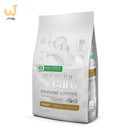 Nature's Protection White Dogs Adult Small and Mini Breeds with Jagnięcina 1.5kg